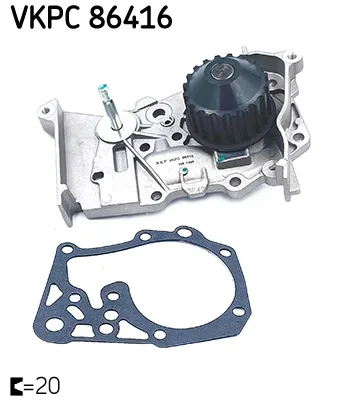 Водна помпа, охлаждане на двигателя SKF